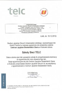 Dyplom TELC