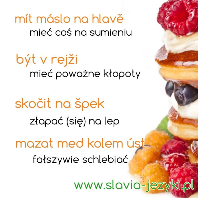Czeskie idiomy związane z jedzeniem